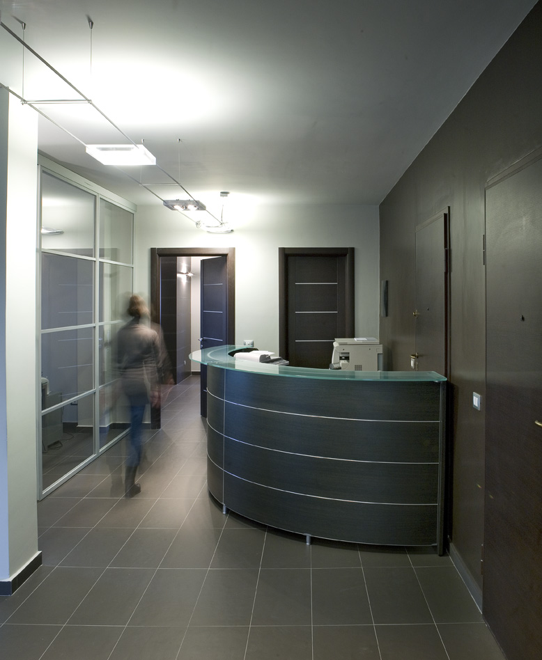 spazi interni e reception dello Studio spazi interni e reception dello Studio